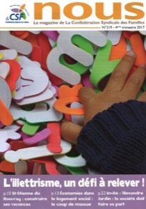 Nous, le magazine de la Confédération Syndicale des Familles